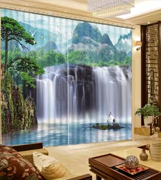Luxury European Modern nature scenery waterfall fashion decor home decoration for bedroom