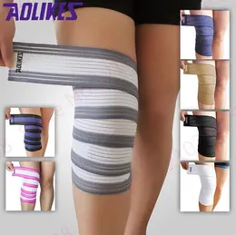 Billiga Body Building Bandage Training Belt Winding Tape Kneepad Bandage Mix Color Ben Compression Calf Support Wraps Unisex