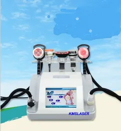 New model 5 heads Cavitation with bio led lights RF vacuum Two polar four polar photo facial weight loss spa home use machine