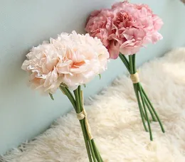 Гортензия Пион букет искусственные цветы флористика DIY для дома свадьба декоративные 4 цвета G509