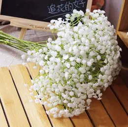 Artificial PU Gypsophila Bridal Bouquet Wedding Flowers Fake Babysbreath Flowers Christmas Party Decoration Bouquet