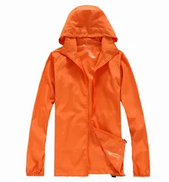 2018 Лето новые женские мужские быстрая сушка открытый повседневная Спорт водонепроницаемый УФ Куртки пальто ветровка