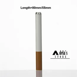 Digger W/O Sparkle 80mm 55mm Zigarettenform Pfeifenfilter Farbe Tabak Kräuterreiniger One Hitter Bat Rauchpfeifen Tragbarer DHL