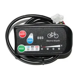 Ebike 3-Speed Pas LEDのコントロールパネル/ディスプレイメータ880電動自転車DIYの後付け部品36V / 48V最新デザイン