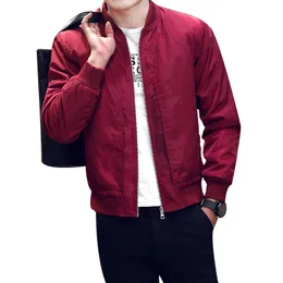 Wholesale- 2016 New Spring autumn Men's casual slim bomber Jacket Man fashion Stand Collar short jackets and coats manteau homme size xxxxl