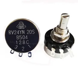 Partihandel-2PCS / LOT RV24YN20S B504 500K OHM Justerbar Motstånd Enkelring Carbon Film Potentiometer