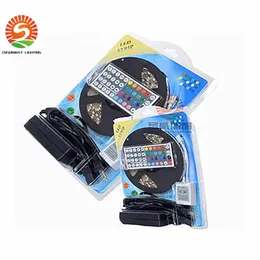 2016 Tanie nowe 5m elastyczne paski LED RGB 5050 SMD 5M 300 LEDS IP65 Wodoodporna pilota IR + 5A Adapter LED Roll