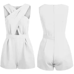 Strampler Großhandel Neue Sexy Damen Celeb Rückenfreier Overall Jumpsuit Shorts Sommer Strand