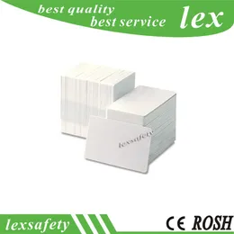 100PCS 125KHZ ISO11785 Plastic White Printable ID Cards blank pvc TK4100 RFID white contactless Card
