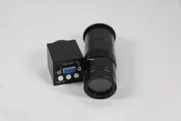 Freeshipping NEW 2MP 1080p VGA Utgångar Industri Mikroskop Kamera + 130X C-Mount Lens för Lab PCB Mobiltelefon Reparation