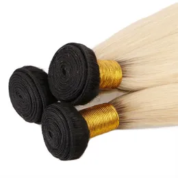 Elibess Brand Remy 3 Bundles Color T1B 613 Blond Ombre Kolor włosów Brazylijski Remy Human Hair Factory