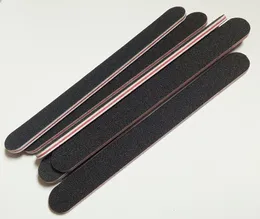 Wholesale- 5pcs/set black sandpaper with RED heart nail file 180/240 Professional Art Nail File Grit For Manicure Natural Nails free shippin