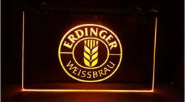 Erdinger Weissbrau Beer Bar Pub Club 3D علامات LED Neon Light Sign Decor Crafts
