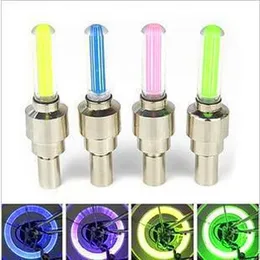 LED valve bicycle lights Bicycle accessories lamp Outdoor mountain bike to color gas mouth single or to install the light