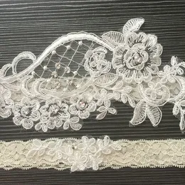 White Women039s Sexy Lingerie Garters Lace Belt Legs Ring Harness Women Wedding Garter bridal Flower Appliques Set2271266262Y