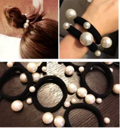 Dropshipping popular artifact seamless pearl towel ring hair rope to tie her hair like a rubber band