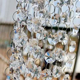 2017 new Party Decoration Octagonal beaded clear crystal garland strands for wedding decoration chandelier Free Shipping