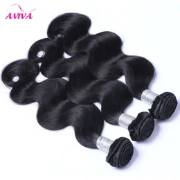 Brazilian Body Wave Virgin Remy Human Hair Extensions Obehandlat Vigin Brazilian Body Wavy Human Hair Weave Bundles 3/4PCS Lot Double Wefts