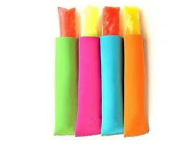 50PCS / Lot DHL Snabb leverans 15x4cm Popsicle Holder Pop Ice Sleeves frys popgivare 10 färger