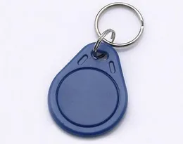 Factory price make TK4100 EM4100 125khz id Card 100pcs/lot ISO11785 ABS RFID keychain Customized Clear key Label Tags