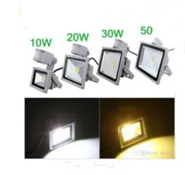 110V 220V 10W / 20W / 30W PIR LED Flood Light Vit Varm Floodlight Motion Sensor A85V-265V Utomhus Garden Lampa LED Wash Light Myy