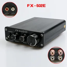 Freeshipping FX-Audio FX502E HIFI 2.0 TDA7498L LM1036 Desktop Datorhögtalare Hög Power Pure Digital Audio Amplifier Power Output 68W * 2