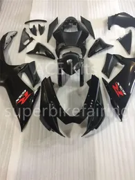 3 Gåva Nya Hot ABS Motorcykel Fairing Kits 100% Fit för Suzuki GSXR 600 750 K11 2011 2012 2013 2015 GSXR600 750 11 12 13 15 Svart AMK