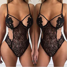 Romances sem costas Merda de renda de bodysuit Teddy Boutique Boutique Playsuit Feminino de lingerie de lingerie