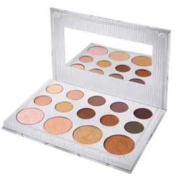 Hot Carli Bybel 14 Color Eyeshadow & Highlighter Palette Shadow Pigmented Luminous Powder Eye Highlighting Beauty Makeup Free Shiping