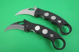 Specialerbjudande Karambit Claw Knife 440c 56hrc Blade Utomhus Survival Tactical Folding Knives med originallåda