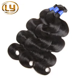 Brazilian Body Wave Human Hair Micro mini Braiding Bulk Hair 3 Bundles Deal Unprocessed Brazilian Human Bulk Hair Style Good Quality