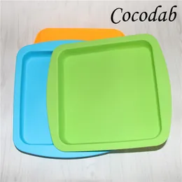 Najnowszy Nonstick Square Silicone Głębokie Dish Tray Container 8 Non Stick Wax Oil Multi Użytkowanie Słoik