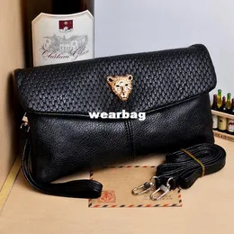 Lässige Quaste Reißverschluss kleine Taschen Leopardenkopf Damenhandtasche Schulter Umhängetasche Fabrikpreis Großhandel
