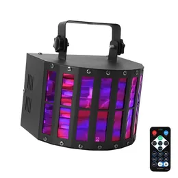 強力な27W LEDステージ効果照明9色DMX512音声起動リモコンDJディスコライト装置