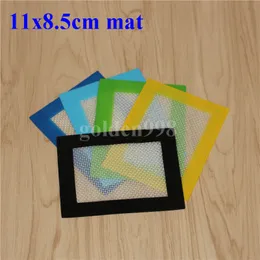 hot selling 11*8.5cm silicone mat,non stick silicone pad dab wax oil mat free shipping