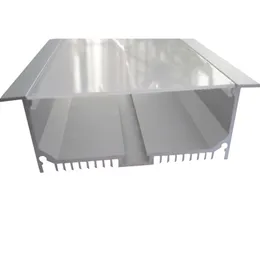 10 X 1M комплектов / серии профиль типа AL6063 Т алюминиевого потолка и анодированный алюминий водить профиль для потолка или подвесного освещения