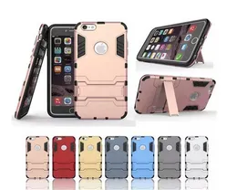 Najwyższej jakości Hybrid Armor Case TPU Plastikowa pokrywa z uchwytem Kickstand Shell dla iPhone 7 7Plus 6 6Plus 6s Samsung S7 S7edge LG