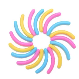 Partihandel-6pcs / 1set Gummi Eyelashes Circle Protector Eye Lashes Eyelash Curler Ersättningsplattor för Kvinnor Makup Slumpmässig Leverans