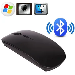 Slim Bluetooth 3.0 bezprzewodowe myszy myszy optyczne dla systemu Windows 7/8 Android Macbook # 71793 H210519