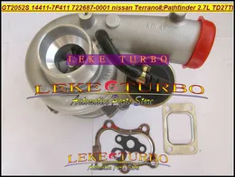 GT2052S 14411-7F411 722687 722687-5001S 722687-0001 Turbosprężarka dla Nissan Terrano II 2001 Pathfinder 2001-05 TD27TI 2.7L 87KW