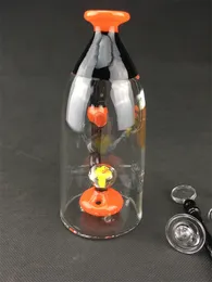 United States Colored Glass Hookah, Stor Beaker Recycler Rökning Rör, Bong 14.4 mm Joint Factory Direktprismonconcessioner