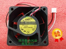 Den ursprungliga Adda 6025 AD0612UB-A73GP DC12V 0.25A 6CM 60*60*25mm 2 Line Ball Fan