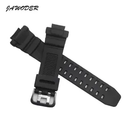JAWODER Armband 26 mm schwarzes Silikonkautschuk-Uhrenarmband für GW-3500B G-1200B G-1250B GW-3000B GW-2000 Sportuhrenarmband 317E