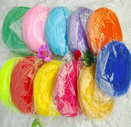 Free Ship 200pcs Mixed Colors 26cm 35cm Diameter Round Organza Jewelry Bags Wedding Party Candy Gift Bags with Dots