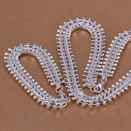 Regalo di Natale 925 Set di braccialette per collana placcata in argento sterling DMSS042 VENDITA BULK BEGIE BRIDA