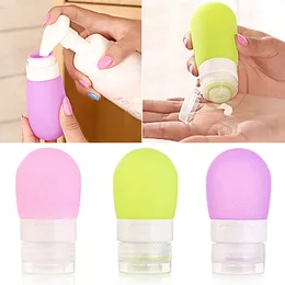 Wholesale- Empty Silicone Travel Packing Press Bottle for Lotion Shampoo Bath Container C6NC