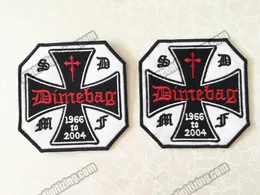 Cool Society Dimebag Member Fan Tribute Christian broderad patch Motorcykelcyklist Gothic Punk Patch järn på 3,5 gratis frakt