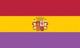 Spanska 1931-1939 Spanien Ensign Flag 3ft x 5ft Polyester Banner Flying 150 * 90cm Anpassad flagga Utomhus