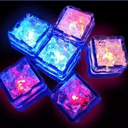 Ice cube direct selling, ice, wedding bar articles, colorful luminous ice cubes, led induction ice lamp