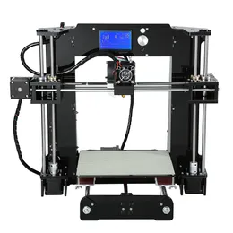 Freeshipping Senaste High Precision 220 * 220 * 250mm Full Acrylic Rapp Prusa I3 DIY3D Printer Kit Filament 16GB SD-kort LCD